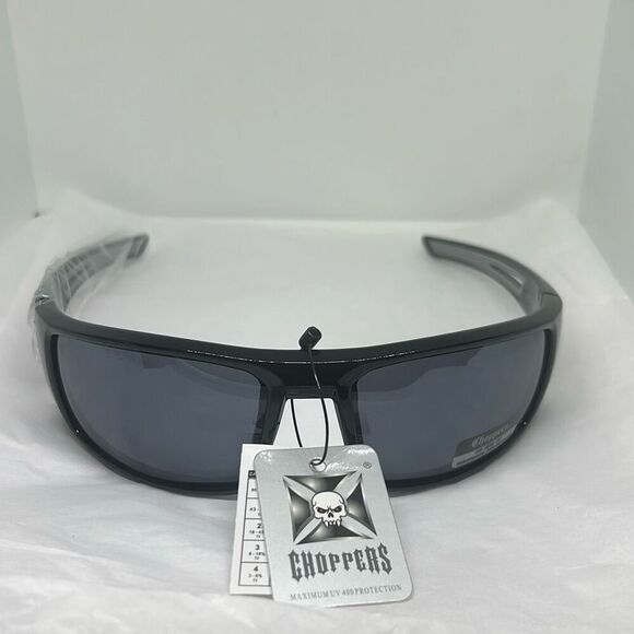 Choppers Model 6765 Wrap Sunglasses UV400 Protection Men’s Biker Style - Picture 3 of 3